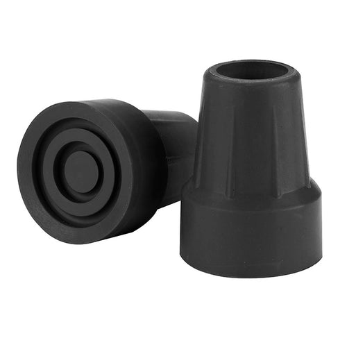 Drive Medical RTL10374BKB Crutch Tips, 7/8", Black, 1 Pair