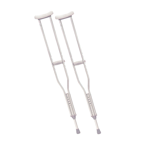 Drive Medical RTL10402 Walking Crutches with Underarm Pad and Handgrip, Tall Adult, 1 Pair