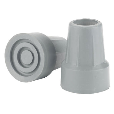 Drive Medical RTL10439B Crutch Tips, 7/8", Gray, 1 Pair