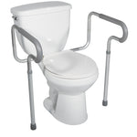 Drive Medical RTL12000 Toilet Safety Frame with Padded Armrests