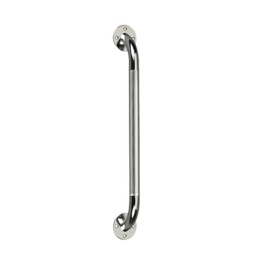 Drive Medical RTL12118 Chrome Knurled Grab Bar, 18"