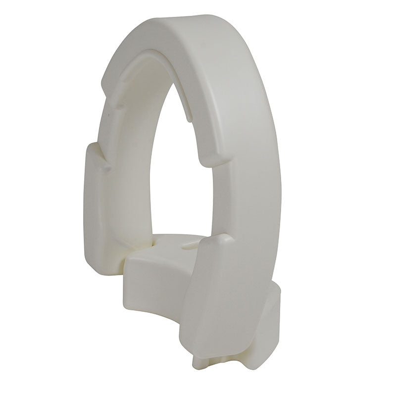 Drive Medical RTL12608 Hinged Toilet Seat Riser, Elongated Seat