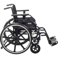 Drive Medical PLA418FBUARAD-SF Viper Plus GT Wheelchair with Universal Armrests, Swing-Away Footrests, 18" Seat