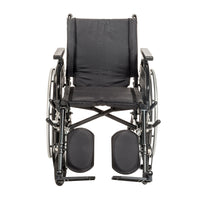 Drive Medical PLA422FBUARAD-ELR Viper Plus GT Wheelchair with Universal Armrests, Elevating Legrests, 22" Seat