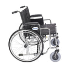 Drive Medical STD28ECDDA Sentra EC Heavy Duty Extra Wide Wheelchair, Detachable Desk Arms, 28