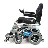 Karman XO-202 Full Power Stand Up Wheelchair, Runs Off 25 Miles Per Charge, 18 inch in Width, Aluminum Frame With Tray