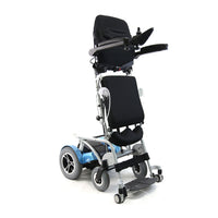 Karman XO-202 Full Power Stand Up Wheelchair, Runs Off 25 Miles Per Charge, 18 inch in Width, Aluminum Frame